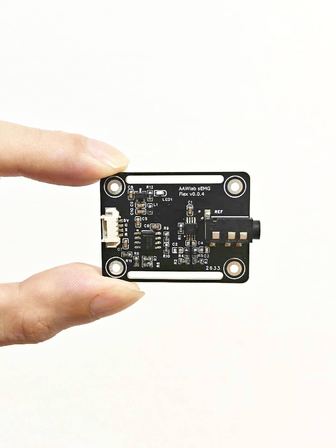 AAW sEMG Flex circuit board close-up