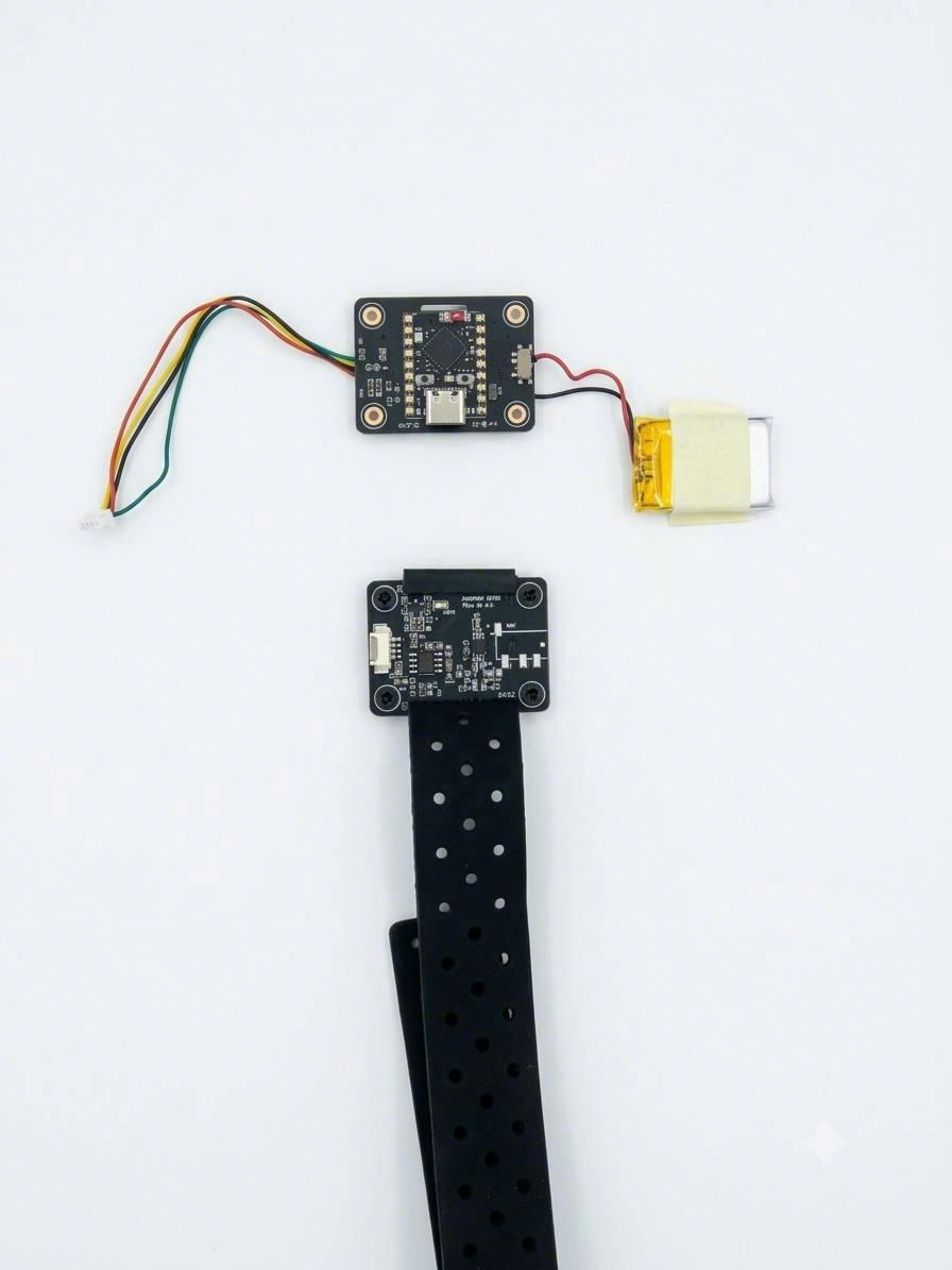 AAW sEMG Wireless kit parts laid out
